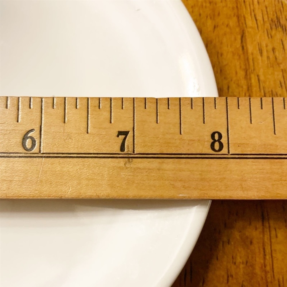 Ikea oval snack plates black white mod Scandinavian botanical minimalist pattern - Picture 4 of 5